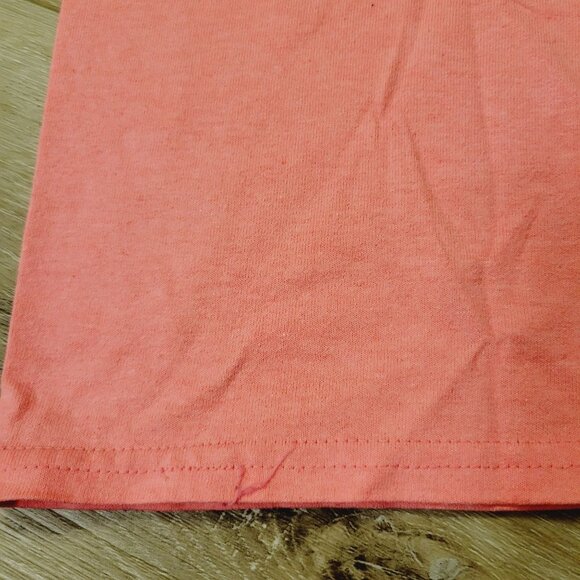 Vtg Ron Jon Surf Shop Coral Pink T-Shirt Sz Lg - Picture 8 of 8